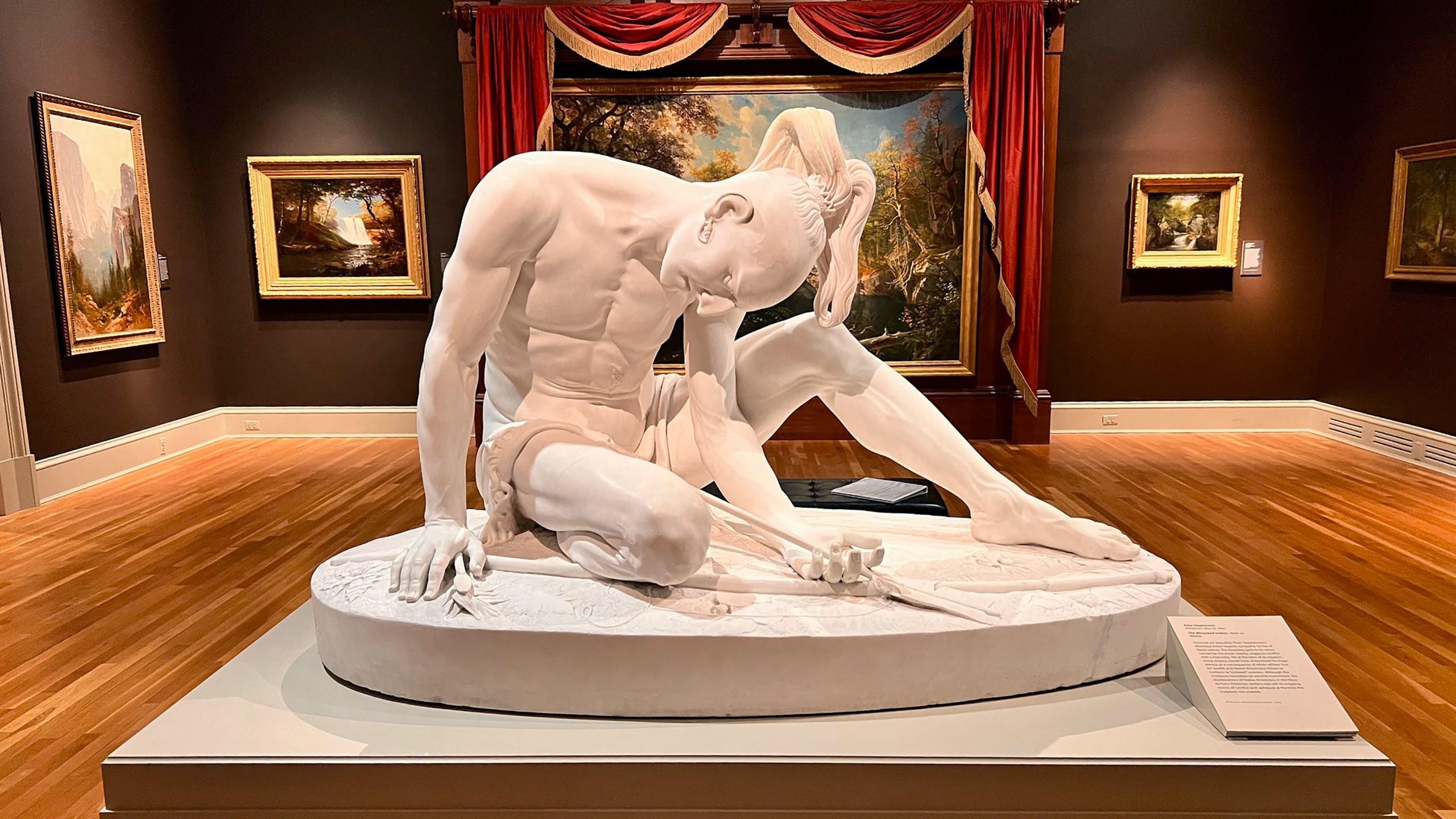 Wounded Indian' sculpture given in 1800s to group founded by Paul ...