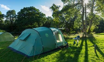 Camping at Crom, County Fermanagh