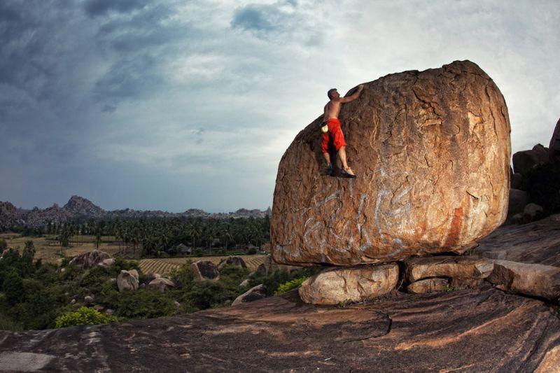boulder in india